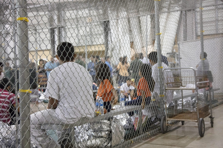 Children’s detention center in McAllen, Texas. Photo: RGV-FCB/Center for Border Protection SOURCE: https://www.thecut.com/2018/06/immigrant-children-detention-center-separated-parents.html